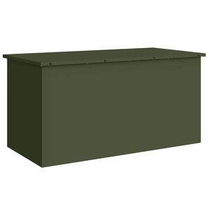 vidaXL Cutie de depozitare exterioară Verde măsliniu