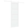 vidaXL Ușă glisantă ORKDAL 73,5 x 198,5 cm Lemn prelucrat Alb