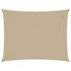 vidaXL P&acirc;nză parasolar, bej, 3x6 m, țesătură oxford, dreptunghiular