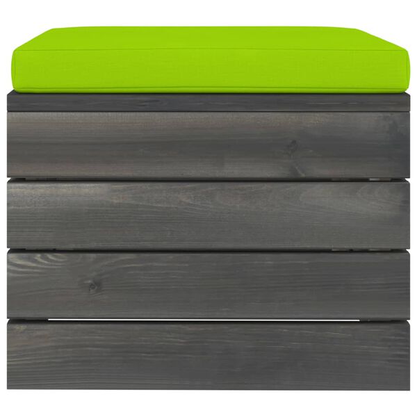 vidaXL Set mobilier grădină din paleți cu perne, 12 piese, lemn de pin