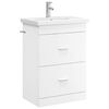 vidaXL Set de mobilier pentru baie Alb 61 x 40 x 84,5 cm