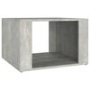 vidaXL Noptieră, gri beton, 57x55x36 cm, lemn compozit