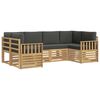 vidaXL Set de canapele de exterior 5 buc. Alb și Antracit Poliester