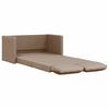 vidaXL Canapea extensibilă 2 &icirc;n 1, cappuccino, 112x174x55 cm piele eco