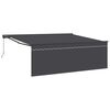vidaXL Copertină retractabilă Antracit 400 &times; 300 cm
