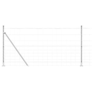 vidaXL St&acirc;lp de gard. Galvanizat 25 x 1,2 m Oțel