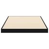 vidaXL Cadru de pat de podea Stejar Negru 75 x 190 cm Lemn compozit