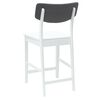 vidaXL Scaune de dining 2 pcs Alb 48 x 49 x 95 cm