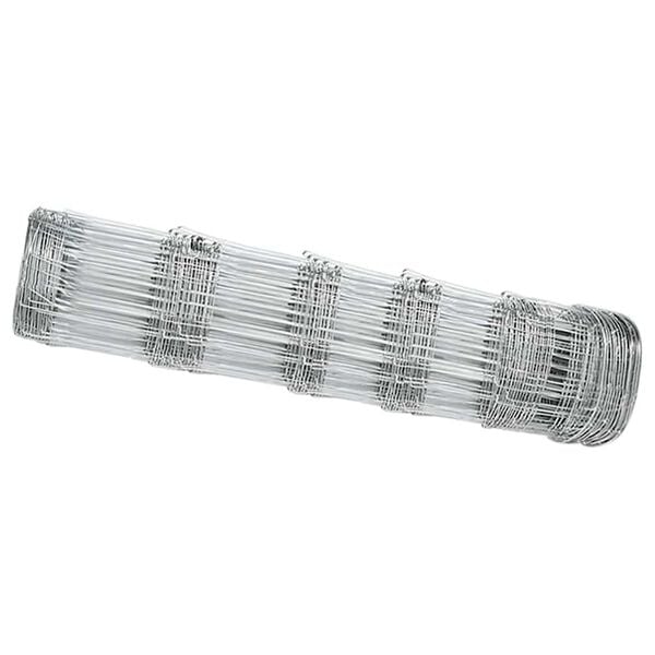 vidaXL Gard pentru câmp Argintiu 25 x 0.8 m Oțel galvanizat