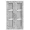 vidaXL Dulap suspendat de bucătărie Gri din beton 60 x 31 x 100 cm