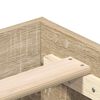 vidaXL Cadru de pat fără saltea Stejar Sonoma 90x200 cm Lemn prelucrat