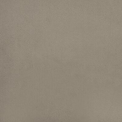 vidaXL Taburet, gri deschis, 60x60x36 cm, catifea