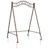 vidaXL Cadru de Că swings Maro Antic 113 x 121,5 x 168 cm Oțel