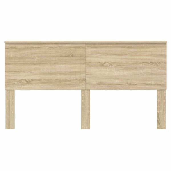 vidaXL Tăblie cap cu headboard Stejar Sonoma 180 cm Lemn compozit