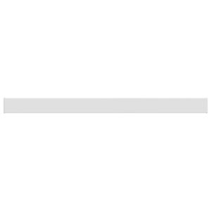 vidaXL Prag de fereastră Alb 120 x 10 x 4,5 cm PVC