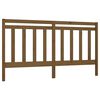 vidaXL Tăblie de pat, maro miere, 206x4x100 cm, lemn masiv de pin