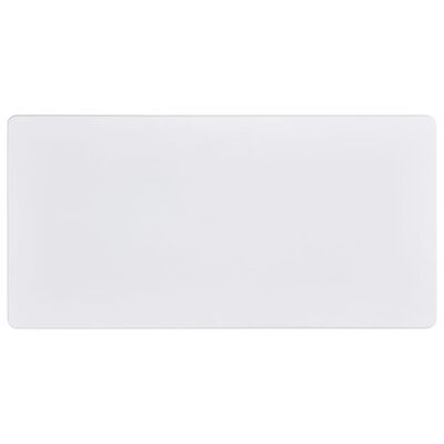 vidaXL Masă de bar, alb, 120 x 60 x 110 cm, MDF