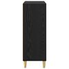 vidaXL Bufet Stejar Negru 69,5 x 32,5 x 90 cm Lemn compozit