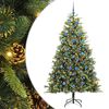 vidaXL Pom de Crăciun Artificial cu Ramuri Articulare și Conuri 210 cm