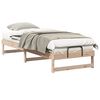 vidaXL Cadru de pat Maro 90 x 210 cm Lemn de pin masiv
