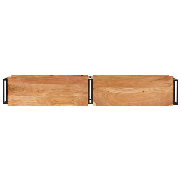 vidaXL Comodă TV, 180x30x40 cm, lemn masiv de acacia