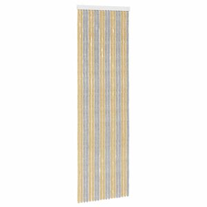 vidaXL Perdea pentru insecte din chenille Gri și Bej 56 x 185 cm