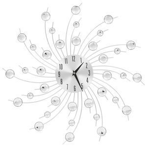 vidaXL Ceas de perete, mecanism cuarț, 50 cm, design modern