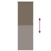 vidaXL Jaluzea cu role opace cafea 40x130 cm lățime material 35,7 cm
