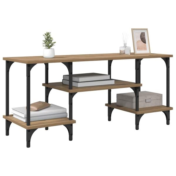 vidaXL Cabinet TV Stejar Artizanal 102 x 35 x 45,5 cm