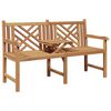 vidaXL Bancă de grădină 150 x 60 x 90 cm Lemn solid de tec