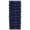 vidaXL Prosoape oaspeți premium, SOLUND 10buc. bleumarin 30x50cm 600gsm
