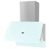 vidaXL Hotă de bucătărie din sticlă securizată, alb, 600 mm