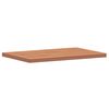 vidaXL Blat de baie, 60x40x2,5 cm, lemn masiv de fag