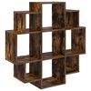 vidaXL Raft de perete Stejar fumuriu 90 x 25 x 90 cm Lemn prelucrat