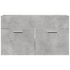 vidaXL Dulap de chiuvetă baie gri beton, 90x38,5x46 cm, lemn prelucrat