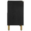 vidaXL Dulap chiuveta de baie, negru, 62x33x58 cm, lemn prelucrat
