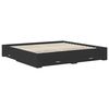 vidaXL Cadru de pat cu sertar cu headboard cu depozitare Lemn compozit