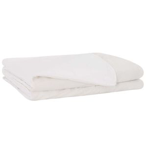 vidaXL Pătură cu greutate Alb 152 x 203 cm 11 kg 100% Bumbac 205T
