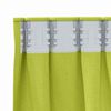 vidaXL Perdele Opaque cu Inel 2 pcs Verde 140 x 140 cm Poliester