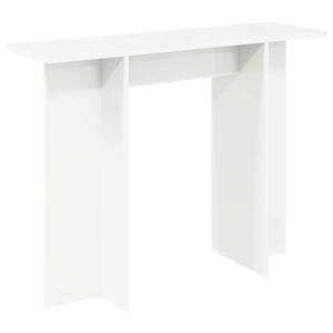 vidaXL Masă de consolă Alb 100 x 30 x 75 cm Lemn prelucrat