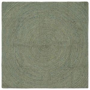 vidaXL Covoare de zonă Verde măsliniu 120 x 120 cm Iută