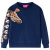 vidaXL Bluzon pentru copii, bleumarin, 116