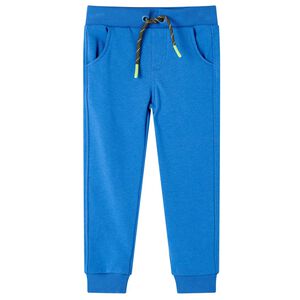 vidaXL Pantaloni de trening pentru copii, albastru, 116