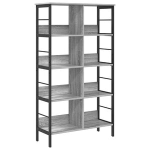 vidaXL Raft pentru cărți 8 niveluri 82 x 32 x 144,5 cm Lemn prelucrat