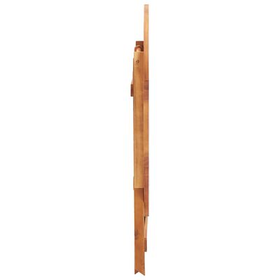 vidaXL Masă de grădină pliabilă, 90 x 75 cm, lemn masiv de acacia