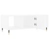 vidaXL Măsuță de cafea, alb, 102x50x40 cm, lemn compozit