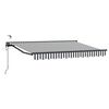 vidaXL Cort electric retractabil Antracit și Alb 2,5 x 2 m