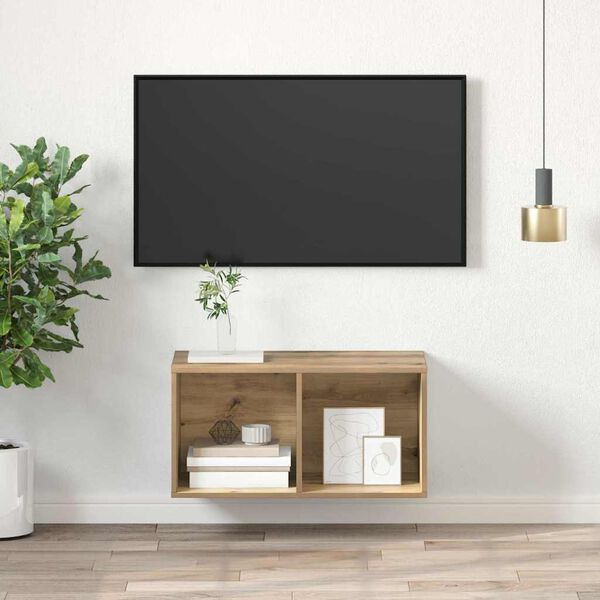 vidaXL Set comodă TV Stejar Artizanal 37 x 37 x 72 cm Lemn compozit