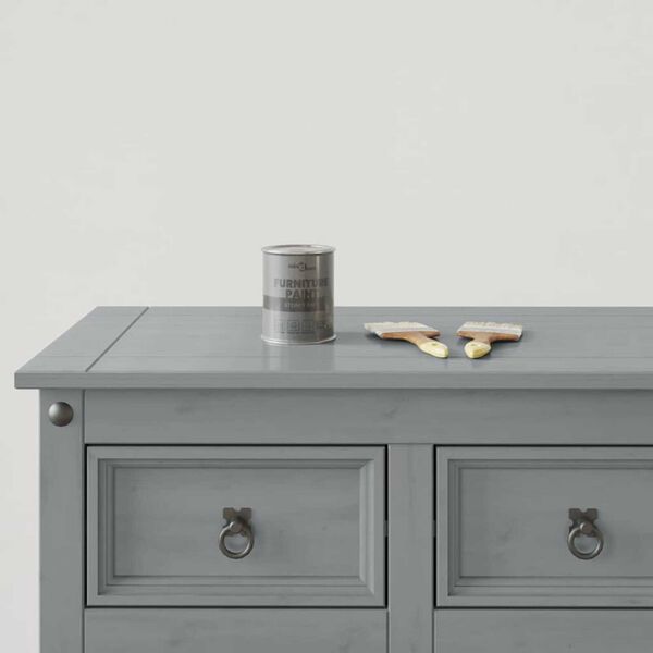 vidaXL Vopsea pentru mobilă Gri 10 x 10 x 12,2 cm Print pe perete