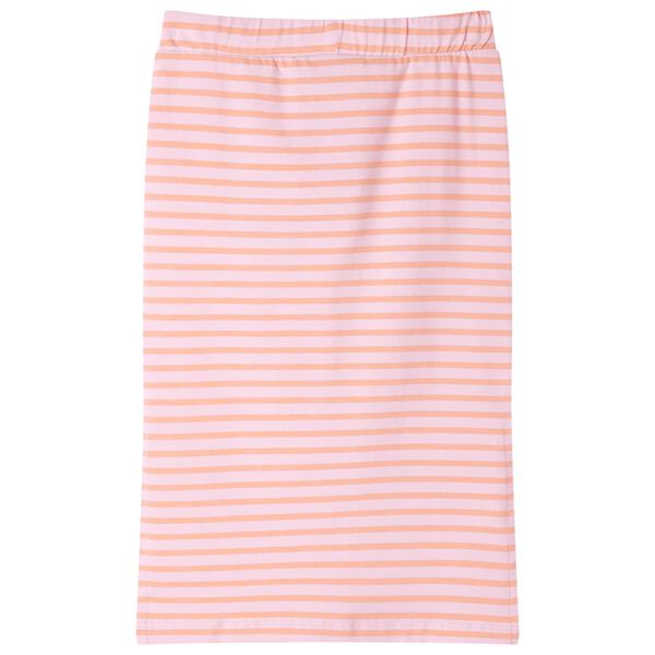 Fustă dreaptă pentru copii cu dungi, roz, 92